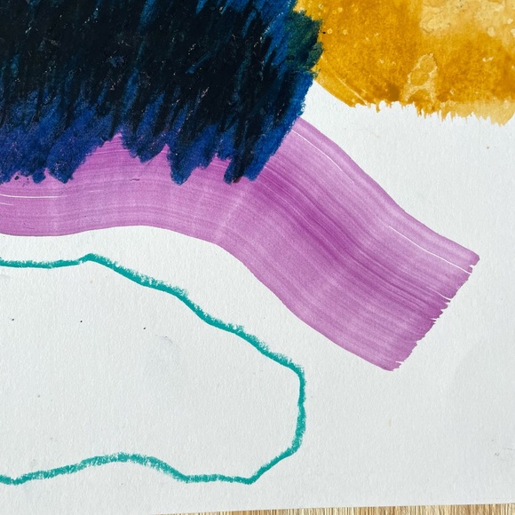 Mixed media abstract art - Picture 3 of 5